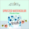 Altenew Creativity Kit Featurette Spritzed Watercolor Florals Class