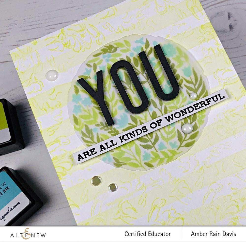 Altenew Creativity Kit Featurette Spritzed Watercolor Florals Class