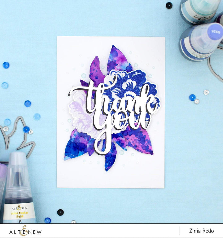 Altenew Creativity Kit Featurette Spritzed Watercolor Florals Class