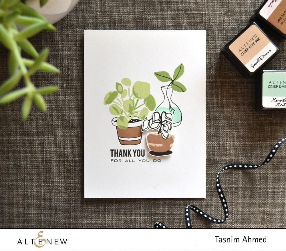 Altenew Creativity Kit Featurette Stamped Sentiment Backgrounds Class