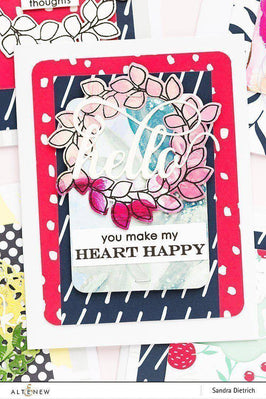 Altenew Creativity Kit Featurette Stamped Sentiment Backgrounds Class