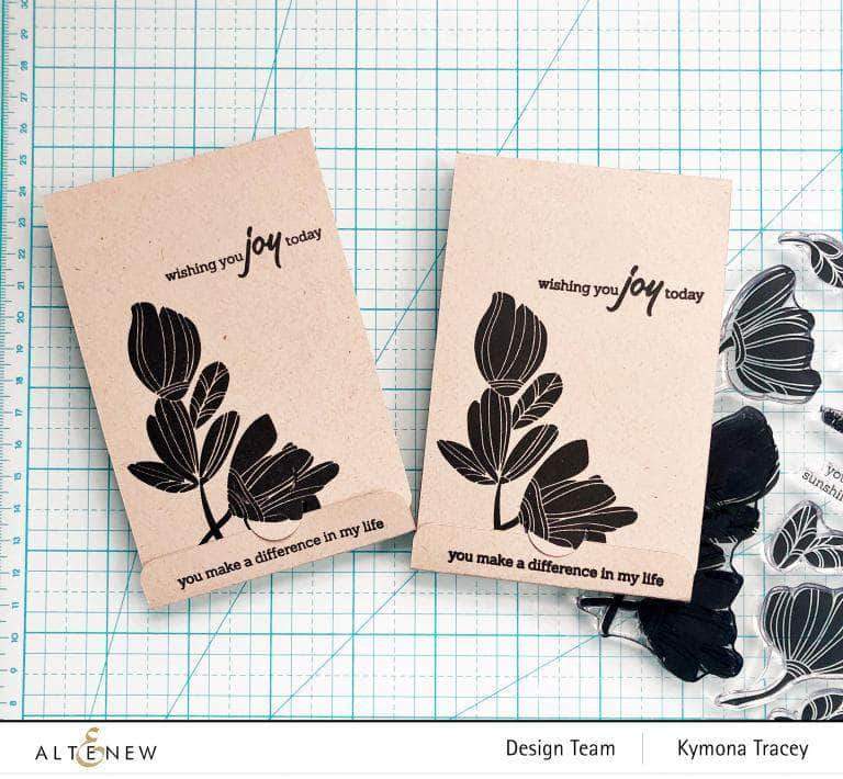 Altenew Creativity Kit Featurette Stamping Through DIY Stencils Class