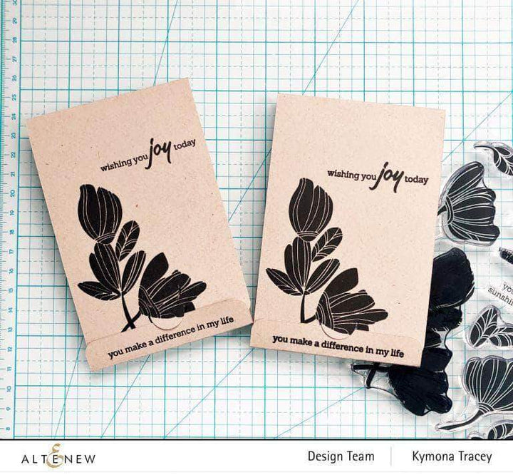 Altenew Creativity Kit Featurette Stamping Through DIY Stencils Class