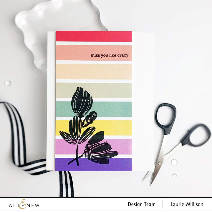 Altenew Creativity Kit Featurette Stamping Through DIY Stencils Class