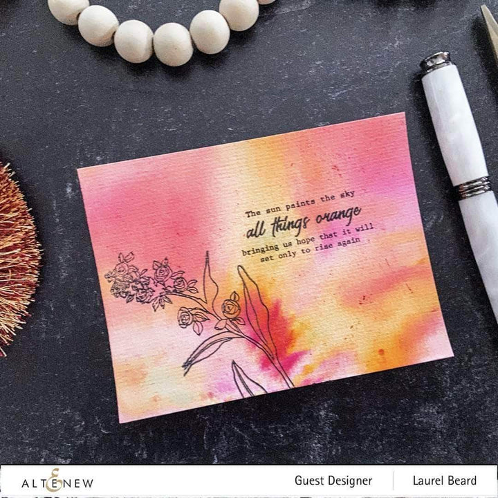 Altenew Creativity Kit Featurette Stamping Through DIY Stencils Class