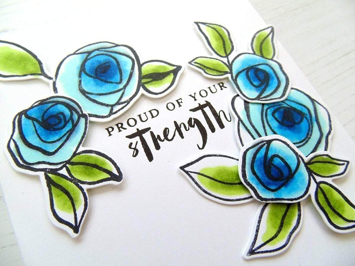 Altenew Creativity Kit Featurette Stamping Through Negative Die-Cuts Class