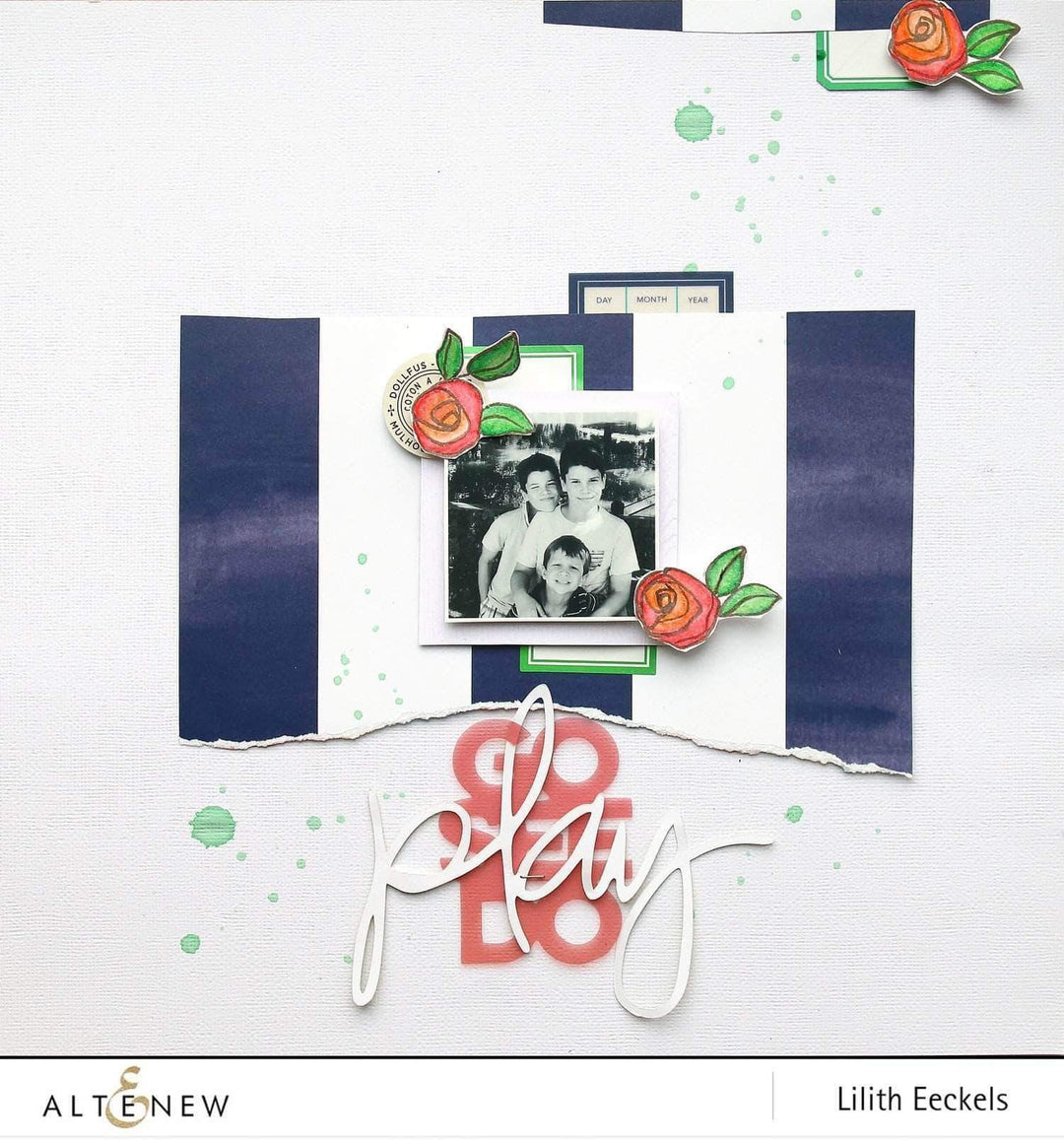 Altenew Creativity Kit Featurette Stamping Through Negative Die-Cuts Class