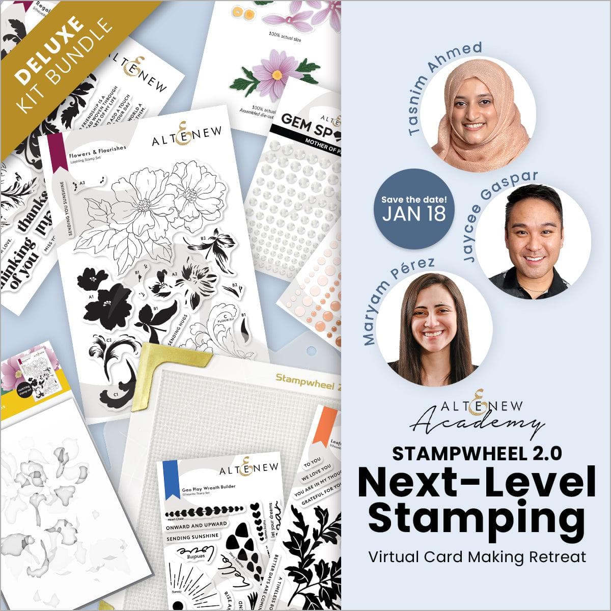 Valiem Willing plant別注S size 2set Stampwheel 2.0: Next-Level Stamping | Altenew