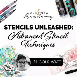 Altenew Class Stencils Unleashed: Advanced Stencil Techniques Cardmaking Class