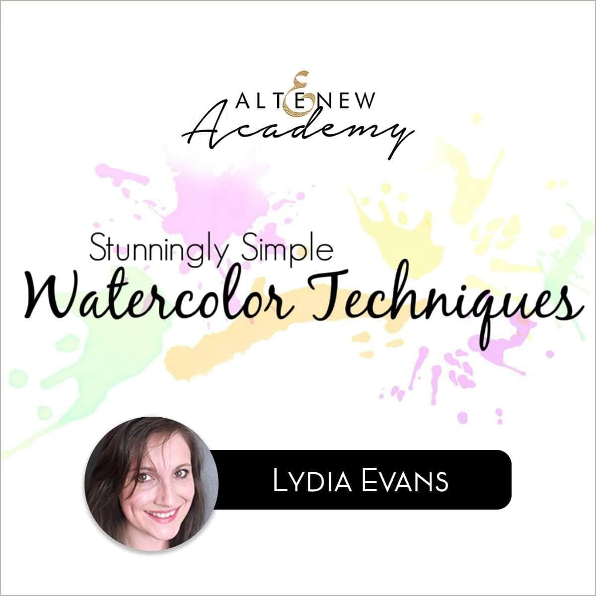 Altenew Class Stunningly Simple Watercolor Techniques Online Cardmaking Class