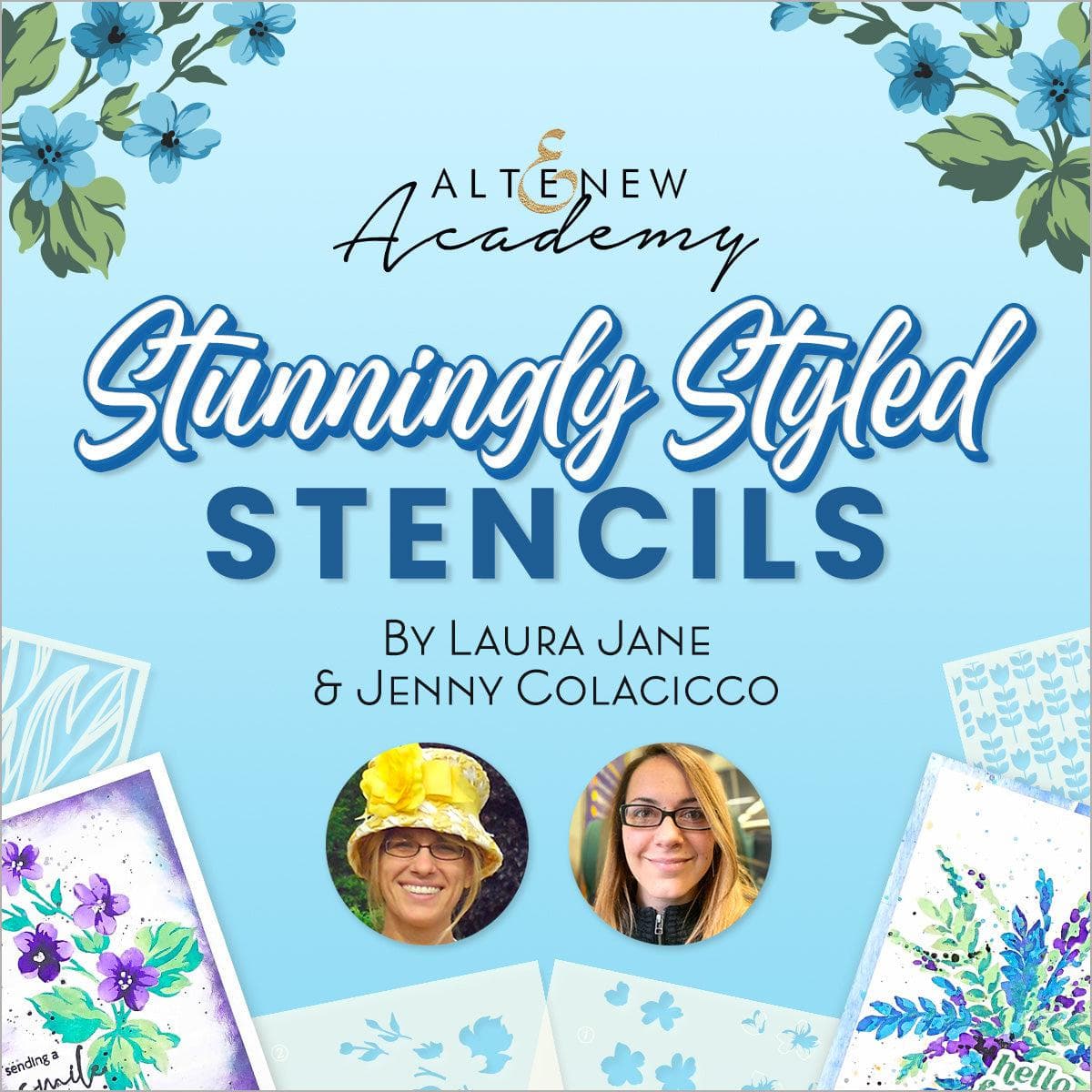 Stunningly Styled Stencils Online Cardmaking Class