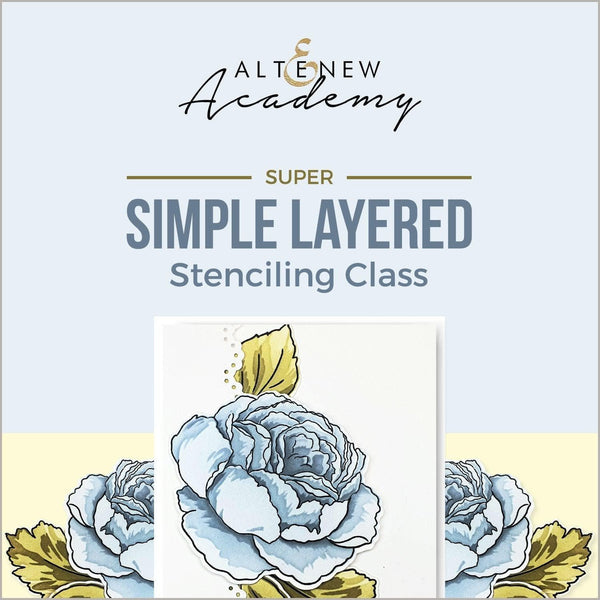 Altenew Creativity Kit Featurette Super Simple Layered Stenciling Class