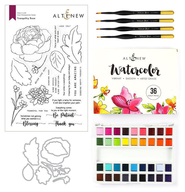 Altenew Class Supplies Bundle Botanical Illustration Inspired Watercolor Class Supplies Bundle