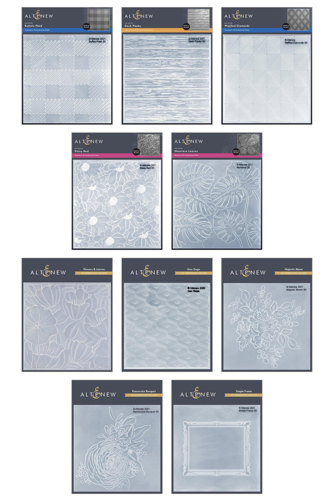 Altenew Class Supplies Bundle The Magic of 3D Embossing Class Supplies Bundle