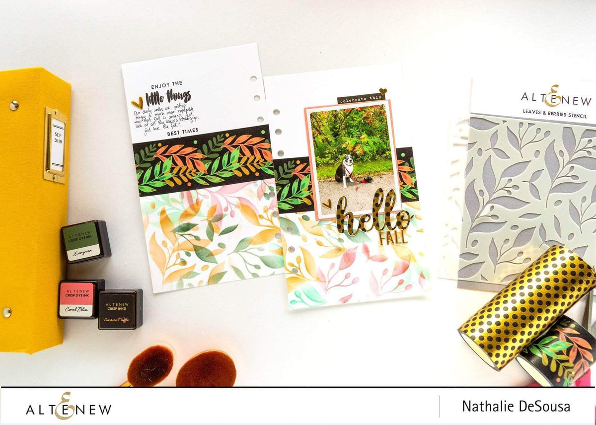 Altenew Creativity Kit Featurette Using Mask Stencils Class