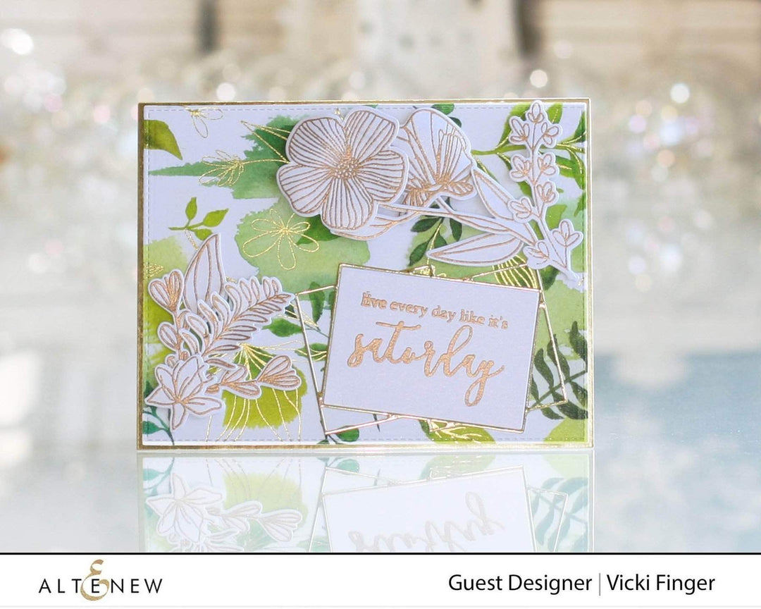 Altenew Creativity Kit Featurette Using Mask Stencils Class