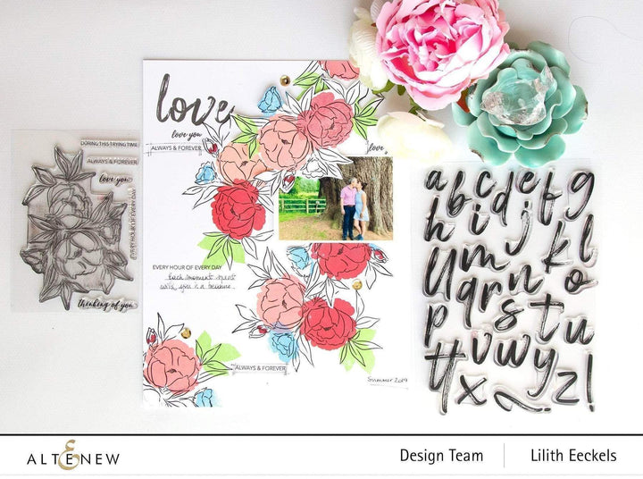 Altenew Creativity Kit Featurette Using Parts of a Stamped Image Class