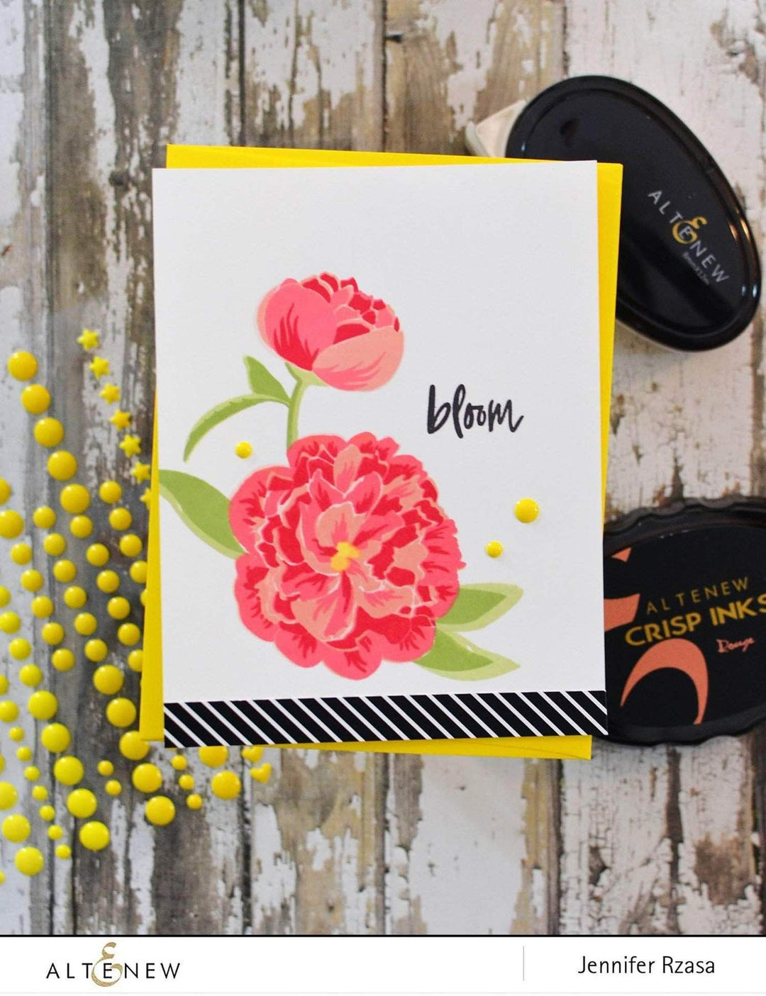 Altenew Creativity Kit Featurette Using Parts of Cover Dies Class