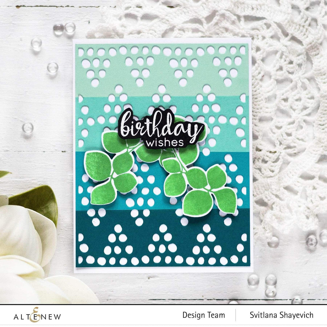 Altenew Creativity Kit Featurette Using Parts of Cover Dies Class