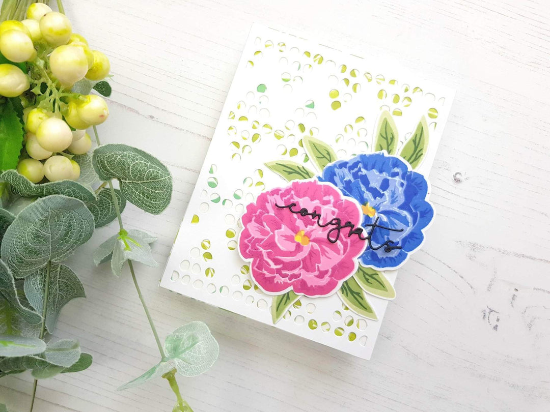 Altenew Creativity Kit Featurette Using Parts of Cover Dies Class