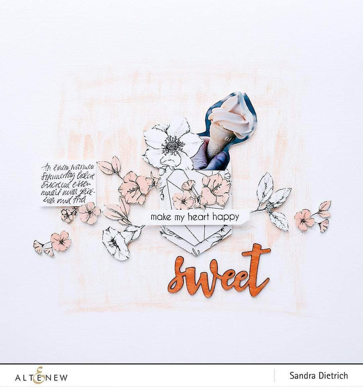 Altenew Creativity Kit Featurette Using Scrapbook Supplies on a Card Class