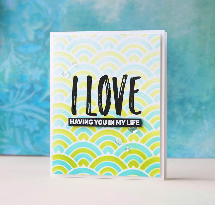 Altenew Creativity Kit Featurette Using Scrapbook Supplies on a Card Class