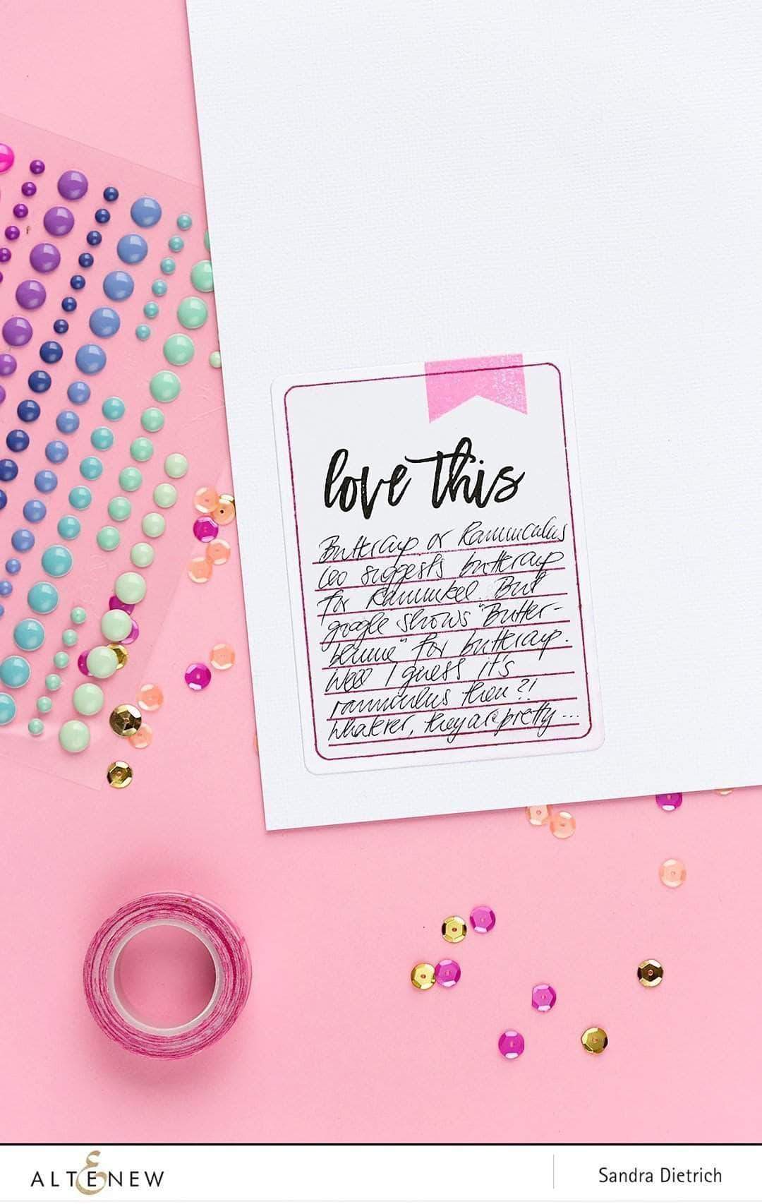 Altenew Creativity Kit Featurette Using Scrapbook Supplies on a Card Class