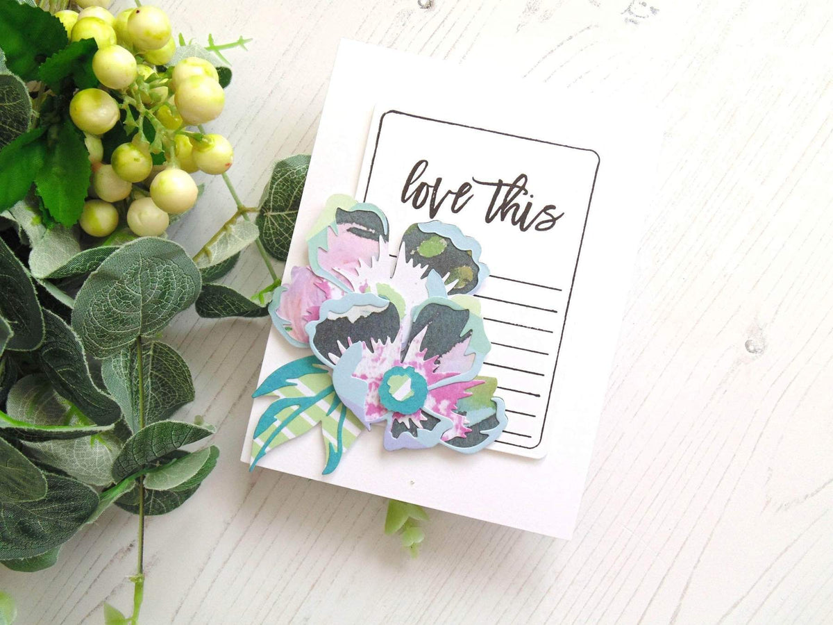 Altenew Creativity Kit Featurette Using Scrapbook Supplies on a Card Class