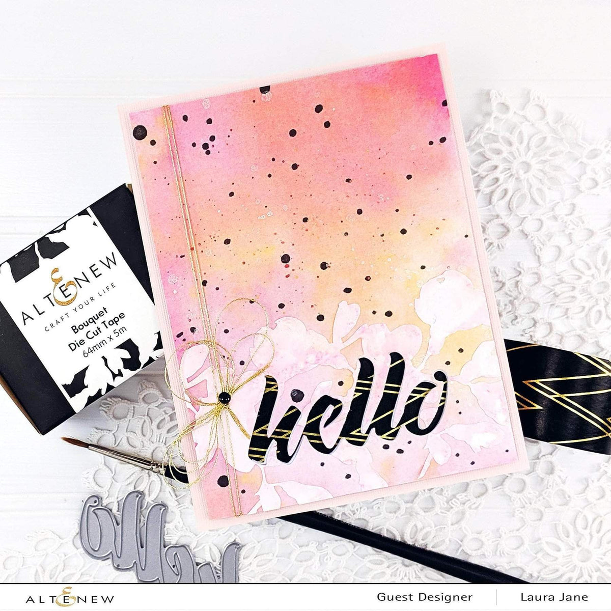 Altenew Creativity Kit Featurette Using Washi Tape to Draw Focus Class