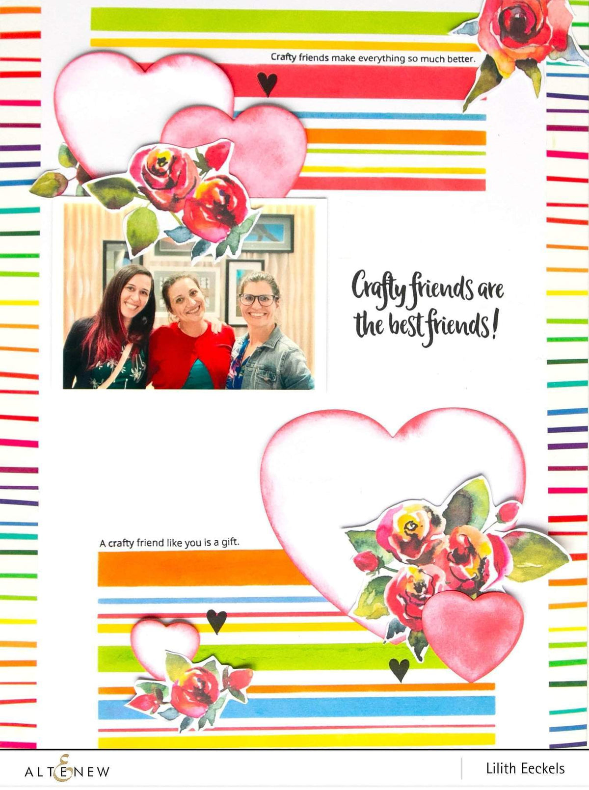 Altenew Creativity Kit Featurette Using Washi Tape to Draw Focus Class