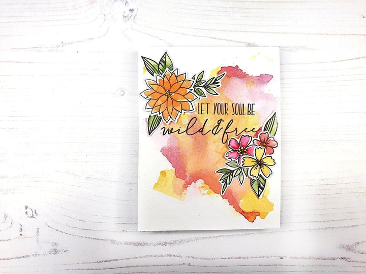 Altenew Creativity Kit Featurette Watercolor Smooshed Backgrounds Class