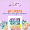 Altenew Creativity Kit Featurette Watercolor Smooshed Backgrounds Class