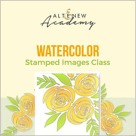 Altenew Creativity Kit Featurette Watercolor Stamped Images Class