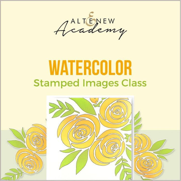 Altenew Creativity Kit Featurette Watercolor Stamped Images Class
