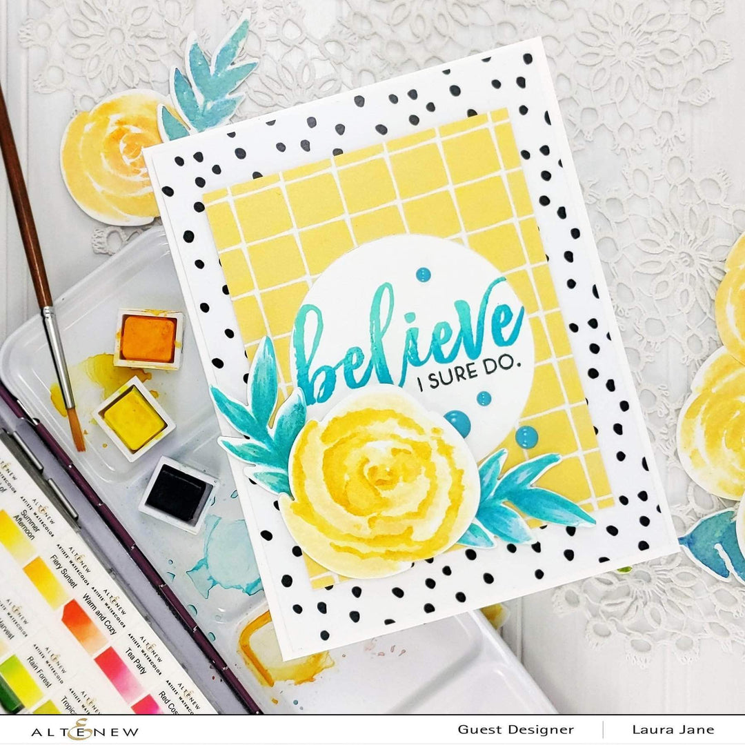 Altenew Creativity Kit Featurette Watercolor Stamped Images Class