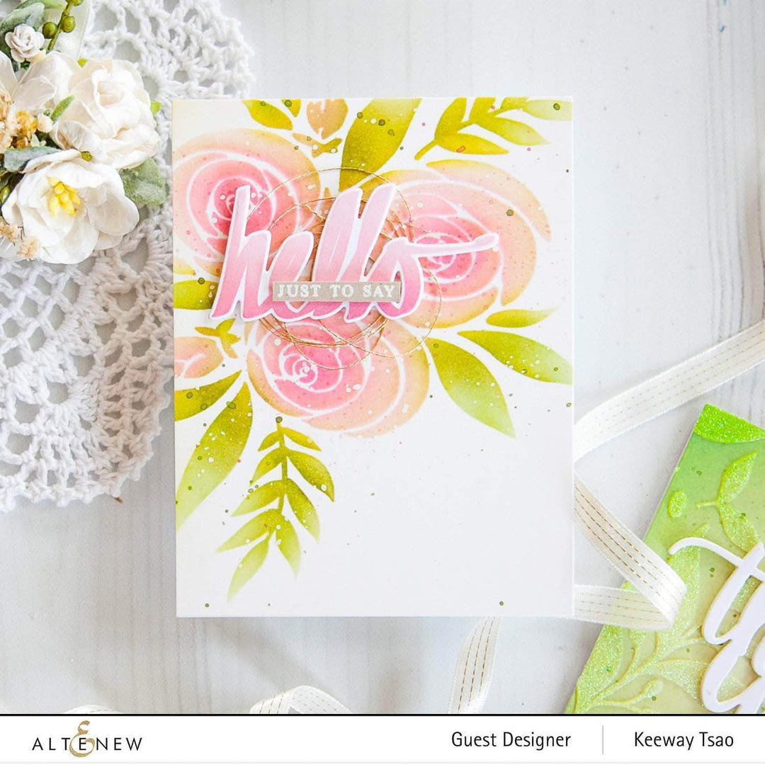 Altenew Creativity Kit Featurette Watercolor Stamped Images Class