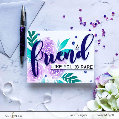 Altenew Creativity Kit Featurette Watercolor Stamped Images Class