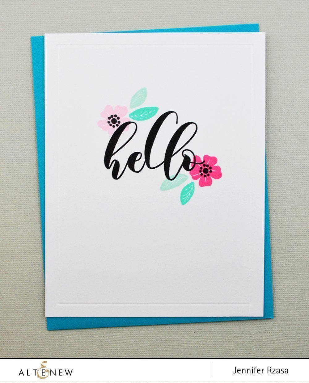 Altenew Creativity Kit Featurette Watercolor to Color Die-Cut Elements Class