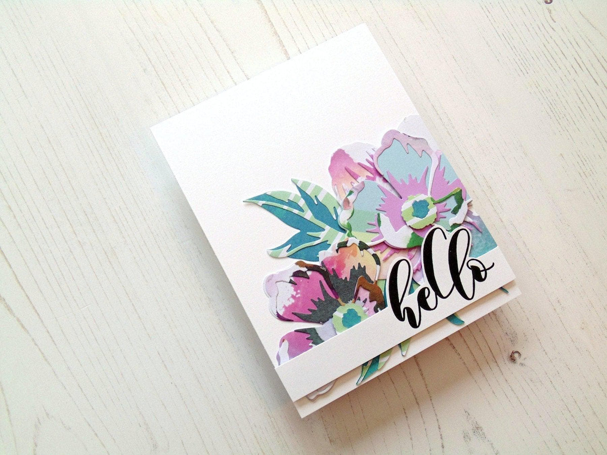Altenew Creativity Kit Featurette Watercolor to Color Die-Cut Elements Class