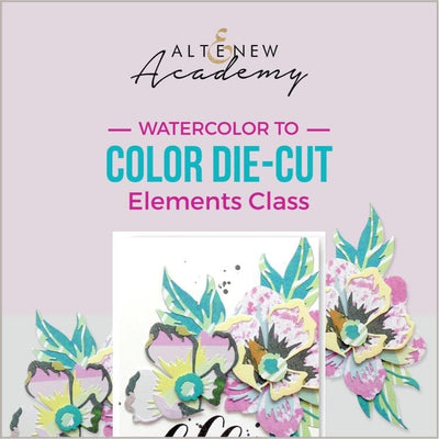 Watercolor to Color Die-Cut Elements Class