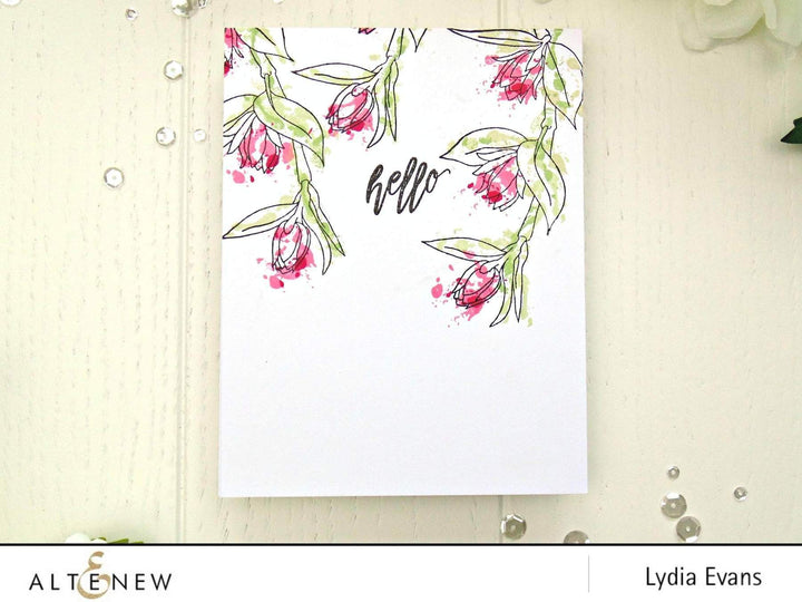 Altenew Creativity Kit Featurette Watercolored Backgrounds Class