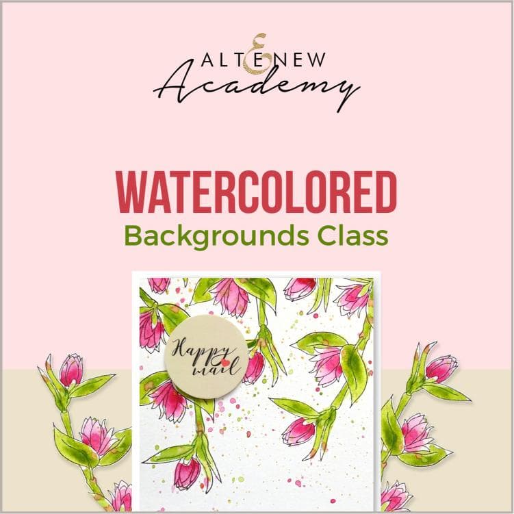 Altenew Creativity Kit Featurette Watercolored Backgrounds Class