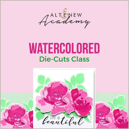 Altenew Creativity Kit Featurette Watercolored Die-Cuts Class