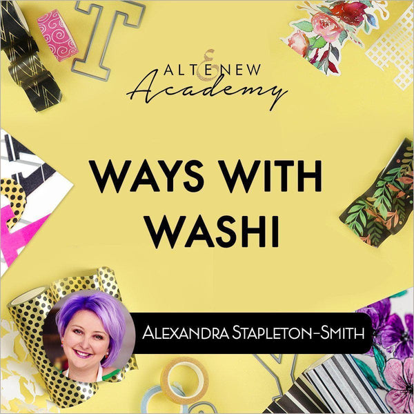Altenew Class Ways with Washi Online Cardmaking Class