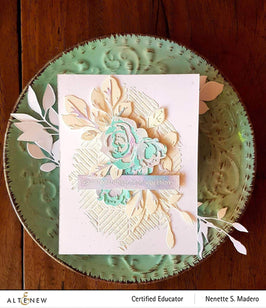 Altenew Creativity Kit Featurette White-on-White Textured Backgrounds Class