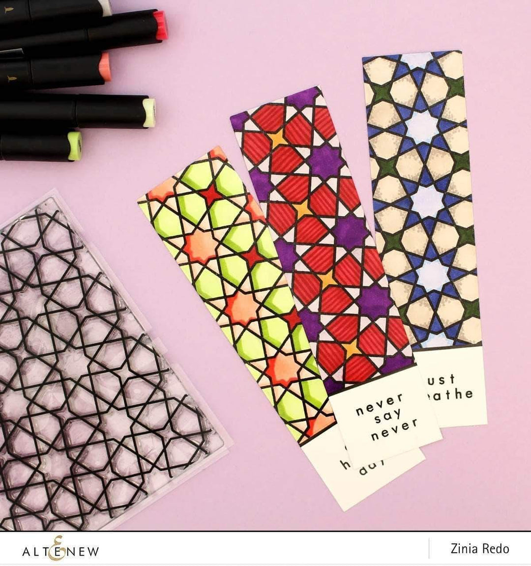 Altenew Creativity Kit Featurette White-on-White Textured Backgrounds Class