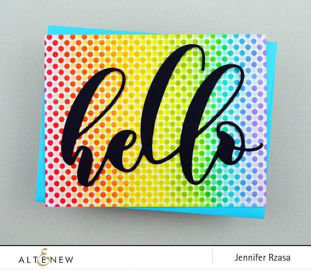 Altenew Creativity Kit Featurette White-on-White Textured Backgrounds Class