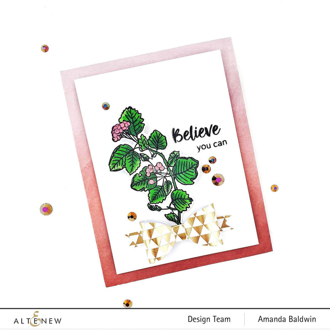Photocentric Clear Stamps Acai Berry Branch Stamp Set