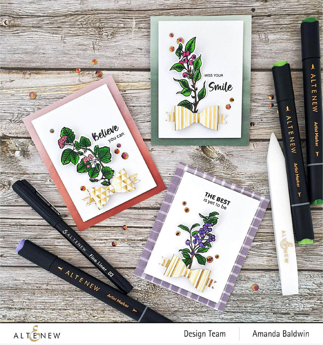 Photocentric Clear Stamps Acai Berry Branch Stamp Set