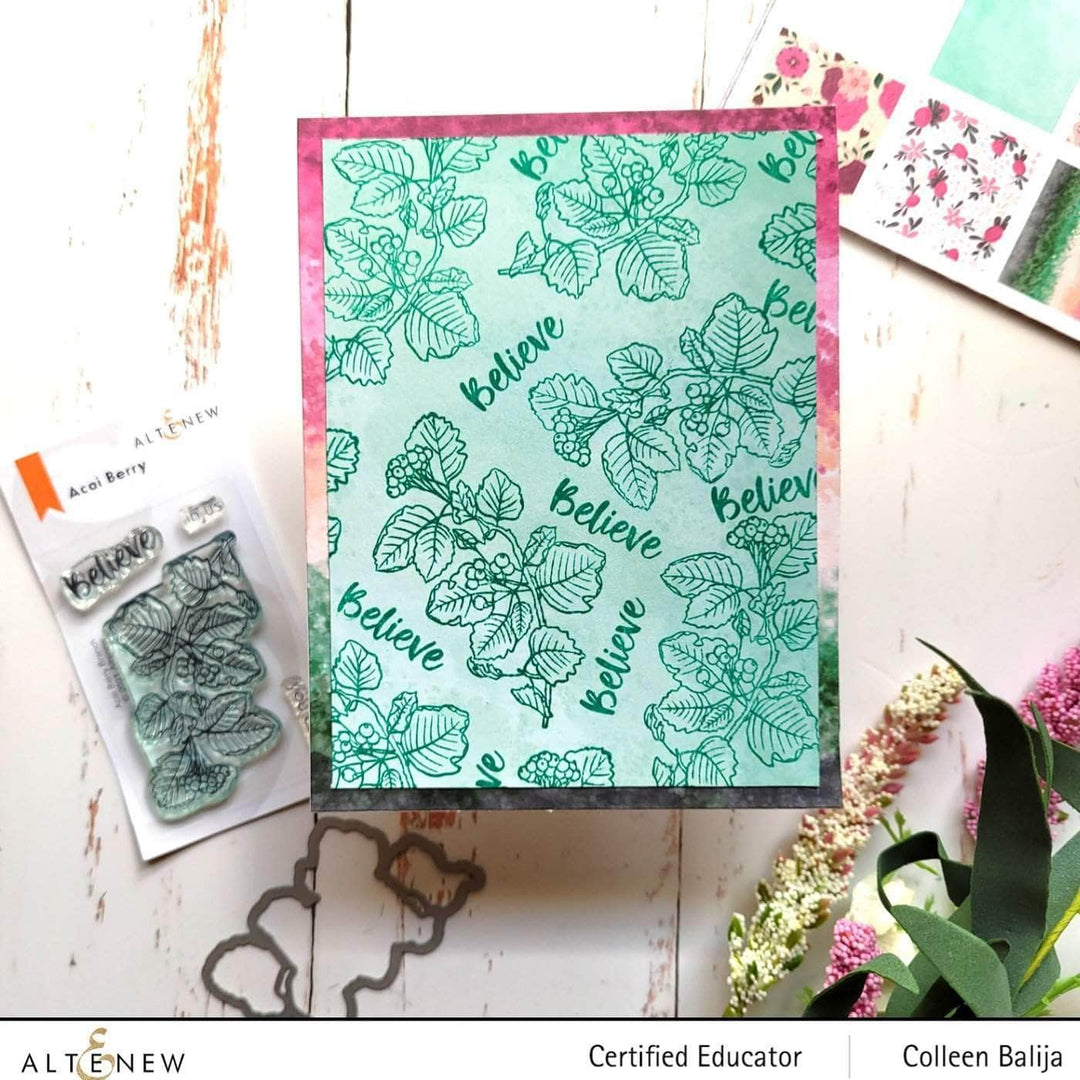 Photocentric Clear Stamps Acai Berry Branch Stamp Set